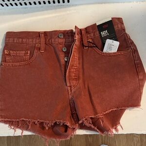 Levi's Women's 501 Rust Jean Shorts